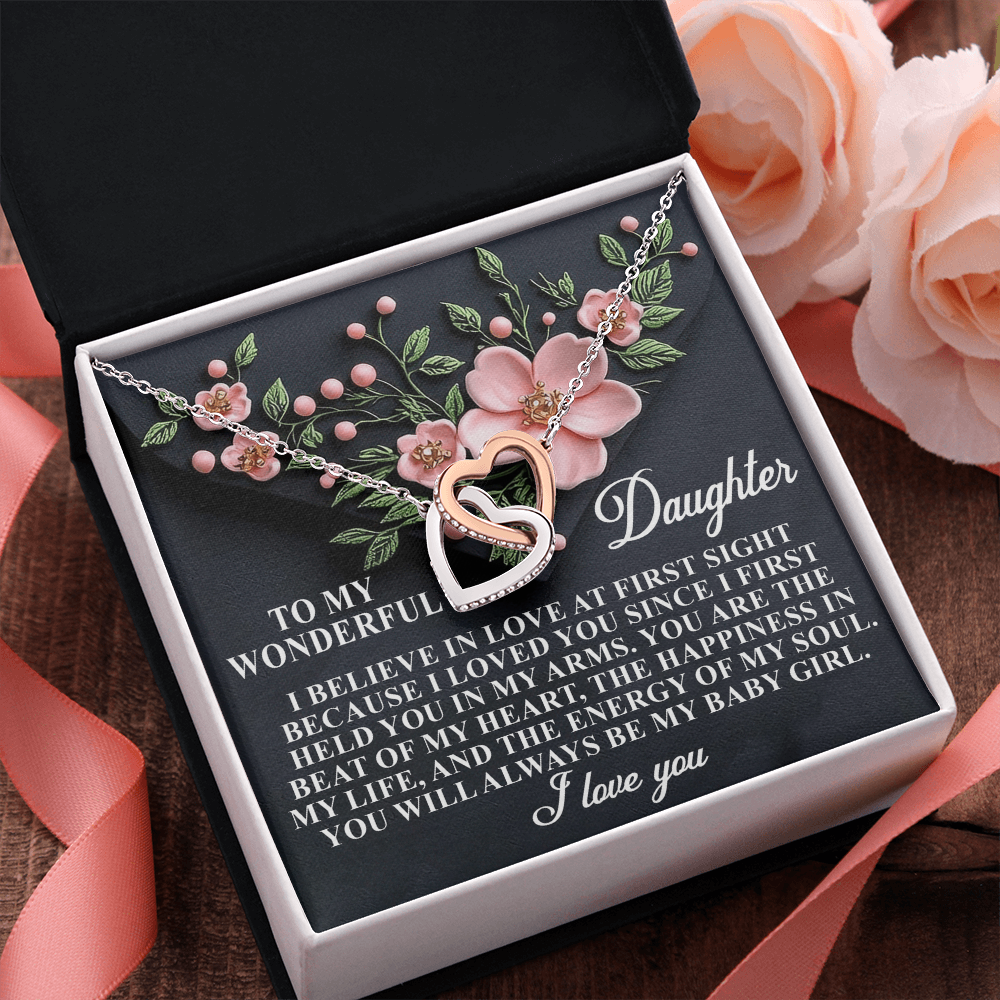 To My Wonderful Daughter – I Loved You Since I First Held You – Heartfelt Gift from Mom with Message Card - Mallard Moon Gift Shop