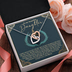 To My Beautiful Daughter – Build a Castle That Stands Tall and Proud – Fairytale-Inspired Necklace Gift from Mom