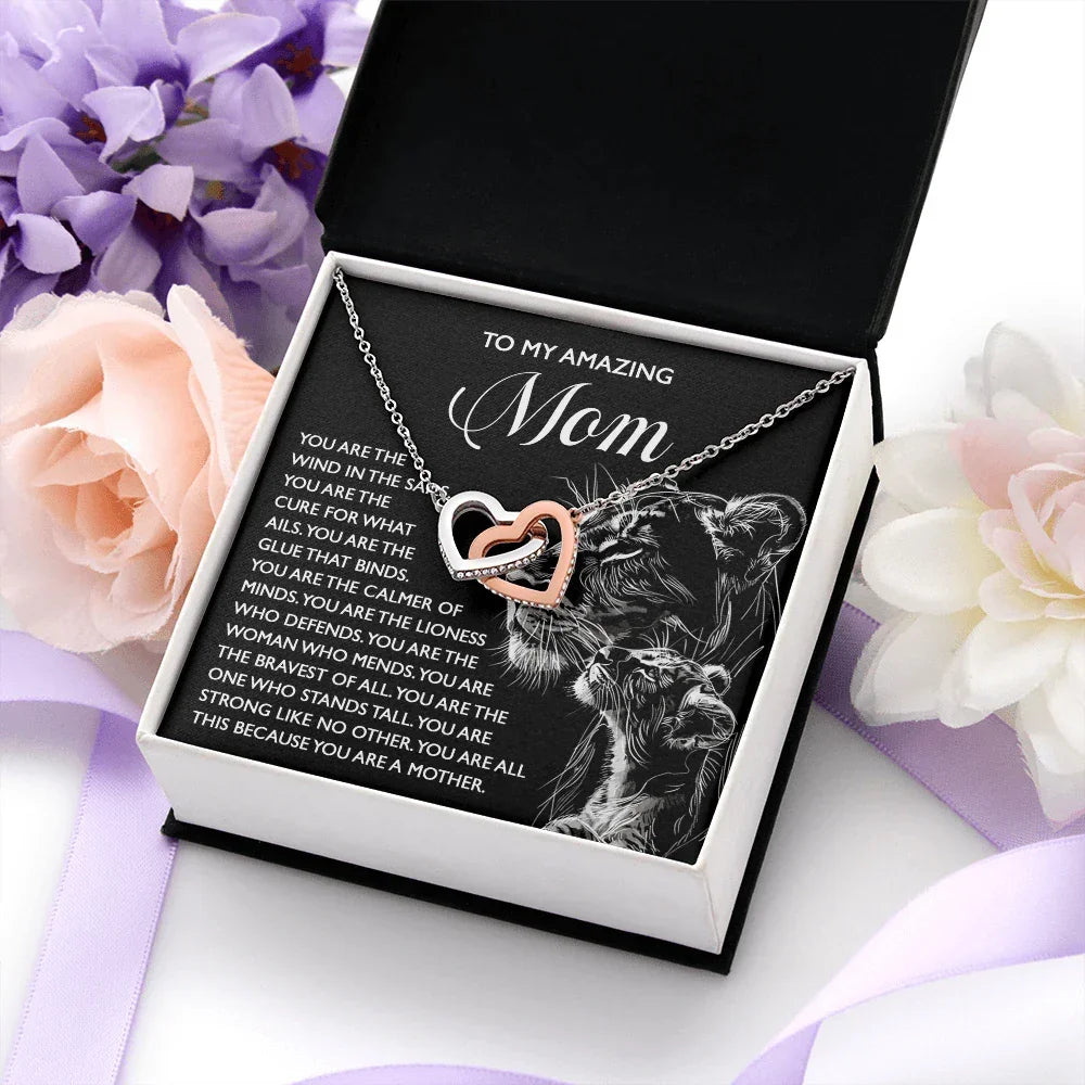 To My Amazing Mom – You Are the Wind in the Sails – Bold and Beautiful Tribute Mother's Day Birthday Necklace Gift