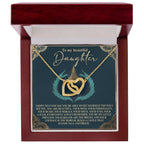 To My Beautiful Daughter – Build a Castle That Stands Tall and Proud – Fairytale-Inspired Necklace Gift from Mom