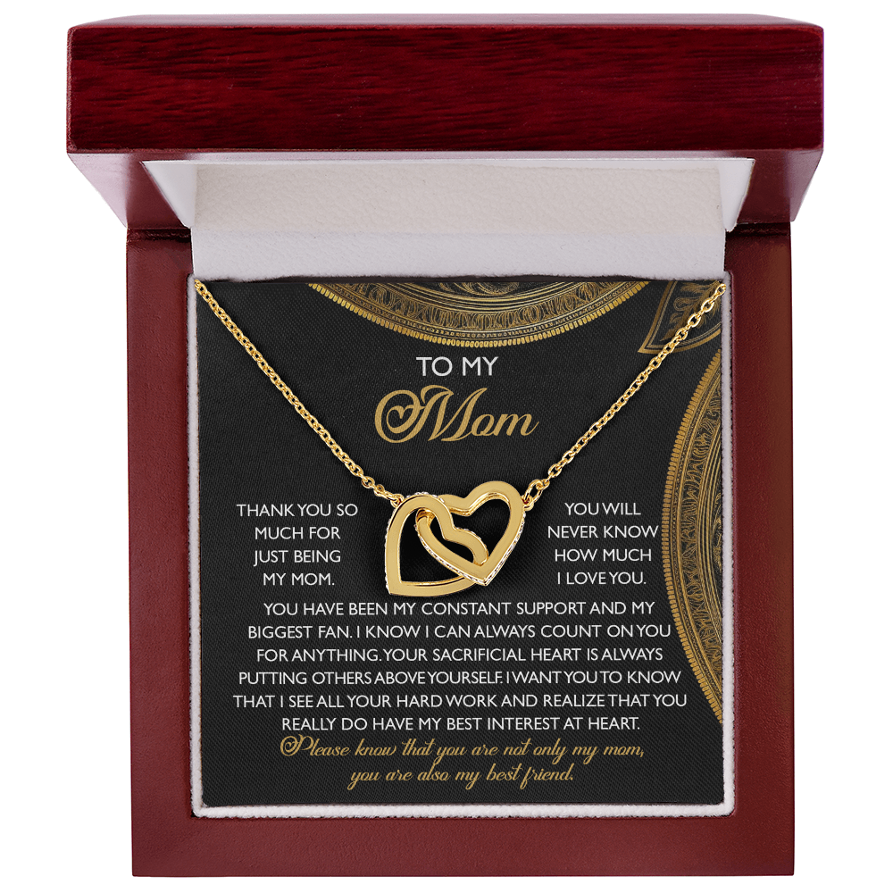 To My Mom – You Are Also My Best Friend – Heartfelt Necklace Gift of Appreciation and Love - Mallard Moon Gift Shop
