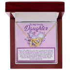 To My Lovely Daughter – Expand Your Wings and Fly – Encouraging Necklace Gift with Message Card