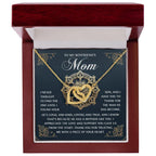 To My Boyfriend's Mom – Thank You for Trusting Me with a Piece of Your Heart – Elegant and Meaningful Necklace Gift