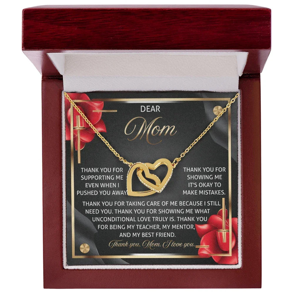 Mom - You Are My Teacher, My Mentor, and My Best Friend – Sentimental Jewelry Gift for Mom