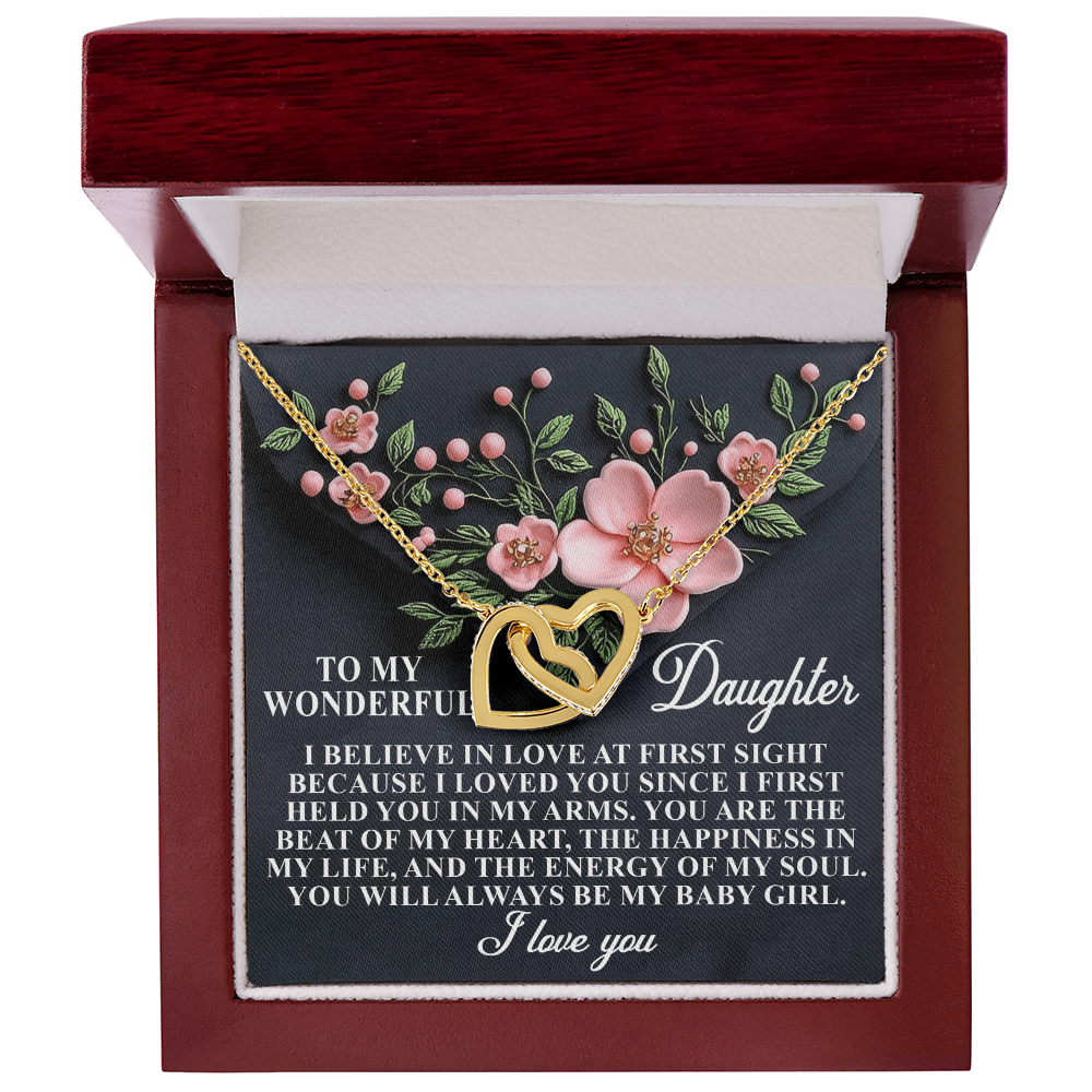 To My Wonderful Daughter – I Loved You Since I First Held You – Heartfelt Gift from Mom with Message Card - Mallard Moon Gift Shop