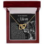 To My Amazing Mom – You Are the Wind in the Sails – Bold and Beautiful Tribute Mother's Day Birthday Necklace Gift