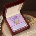 To My Lovely Daughter – Expand Your Wings and Fly – Encouraging Necklace Gift with Message Card
