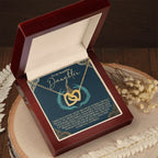 To My Beautiful Daughter – Build a Castle That Stands Tall and Proud – Fairytale-Inspired Necklace Gift from Mom