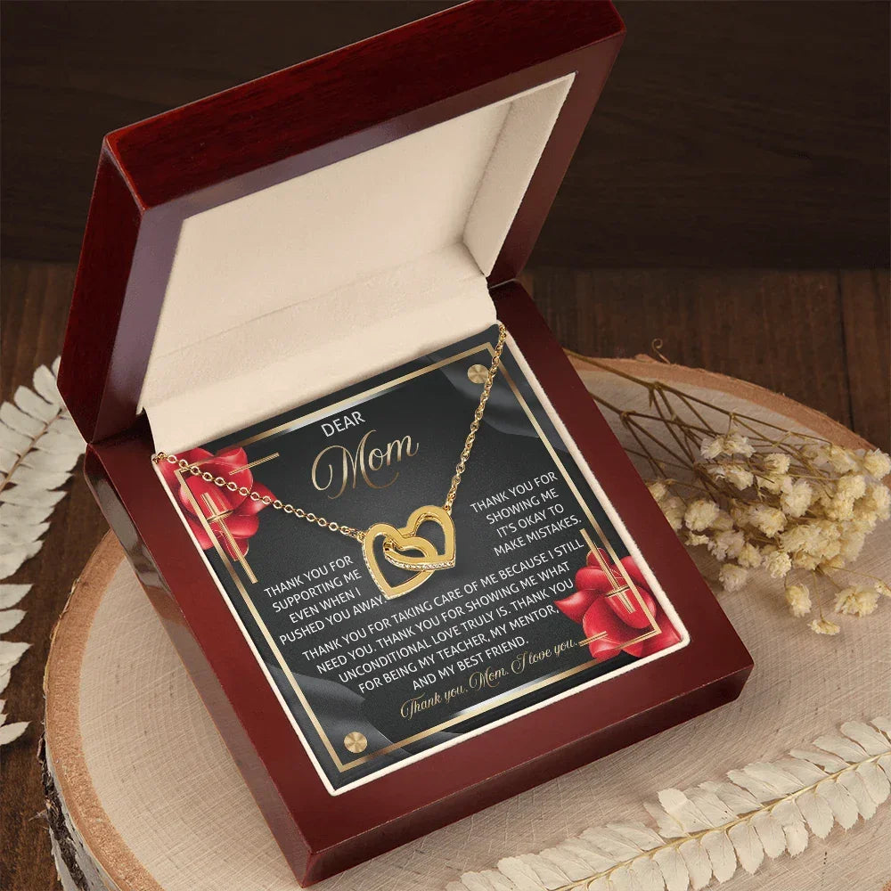 Mom - You Are My Teacher, My Mentor, and My Best Friend – Sentimental Jewelry Gift for Mom