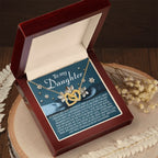 To My Daughter – You Are My Heart, My Soul, My Joy – Timeless Necklace Gift with Loving Message