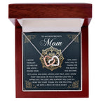To My Boyfriend's Mom – Thank You for Trusting Me with a Piece of Your Heart – Elegant and Meaningful Necklace Gift