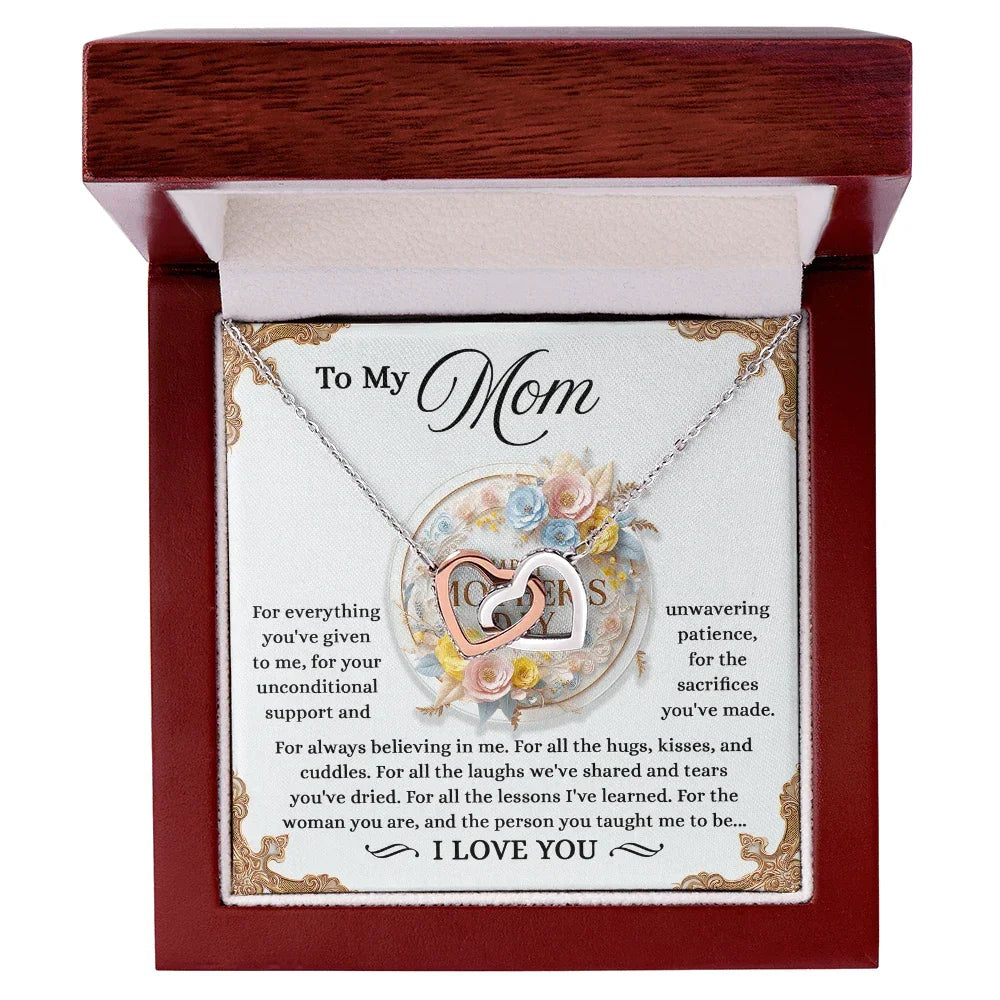 To My Mom - You've Always Believed in Me – Heartfelt Necklace Gift for Mother