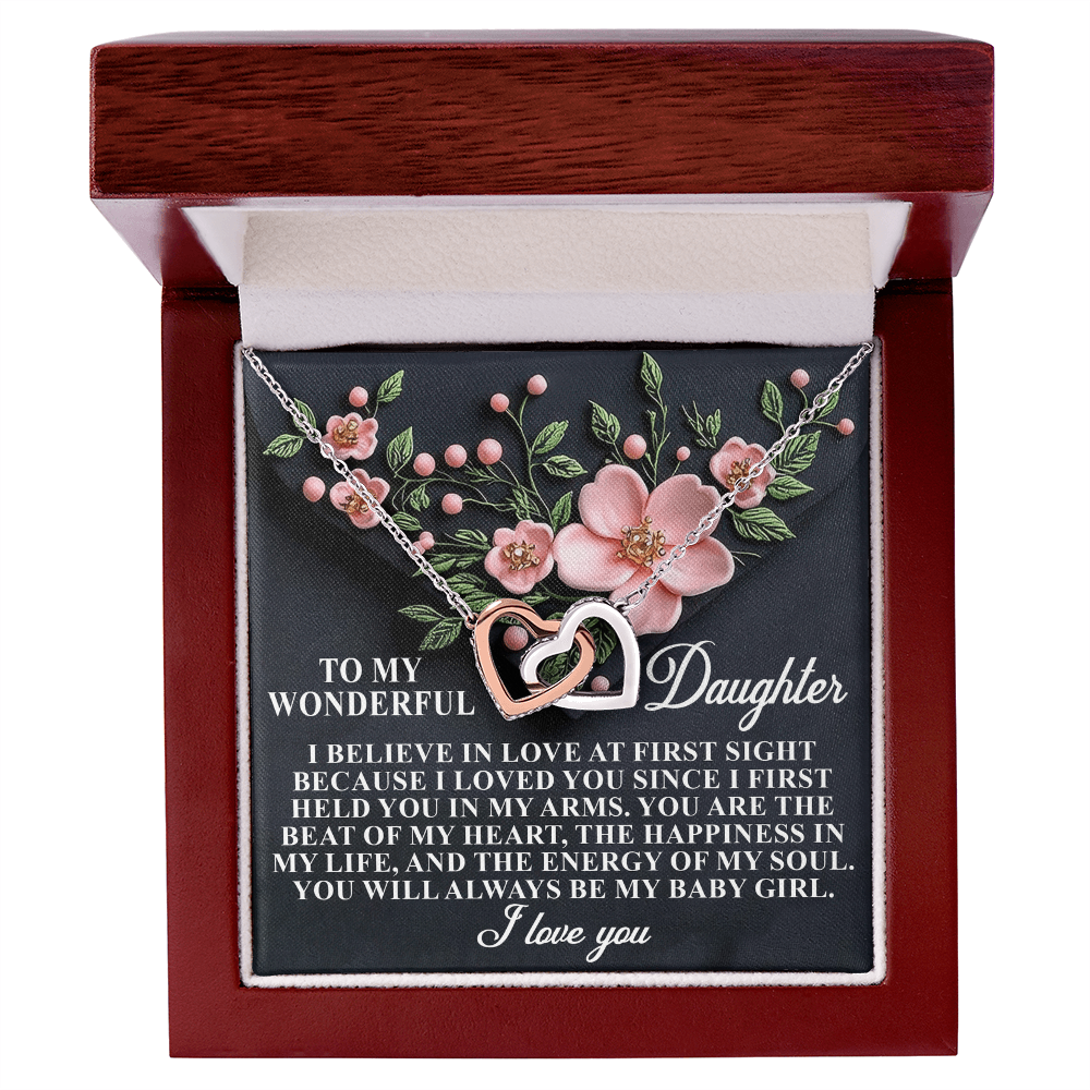 To My Wonderful Daughter – I Loved You Since I First Held You – Heartfelt Gift from Mom with Message Card - Mallard Moon Gift Shop
