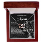 To My Amazing Mom – You Are the Wind in the Sails – Bold and Beautiful Tribute Mother's Day Birthday Necklace Gift