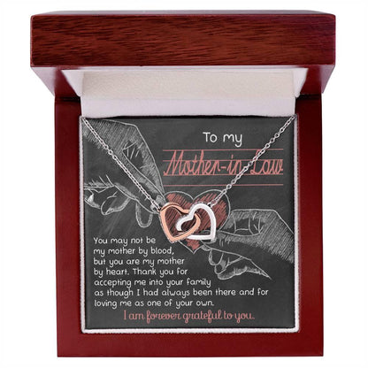 To My Mother-in-Law You are my Mother by Heart Pendant Necklace - Mallard Moon Gift Shop