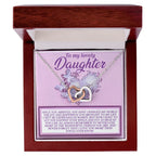 To My Lovely Daughter – Expand Your Wings and Fly – Encouraging Necklace Gift with Message Card