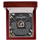 To My Daughter - Through My Eyes - Interlocking Hearts Necklace – A Timeless Symbol of Love & Devotion