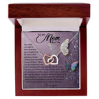 To My Mom – You Are My Rock, My Anchor, and My Shining North Star – Necklace Gift of Love and Gratitude