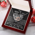 Gift for Mother-In-Law From Daughter-in-law Thank You for Keeping an Open Heart - Interlocking Hearts Necklace
