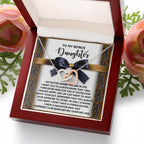 Bonus Daughter Heartfelt Gift Interlocking Hearts Necklace - I'm Only a Phone Call Away