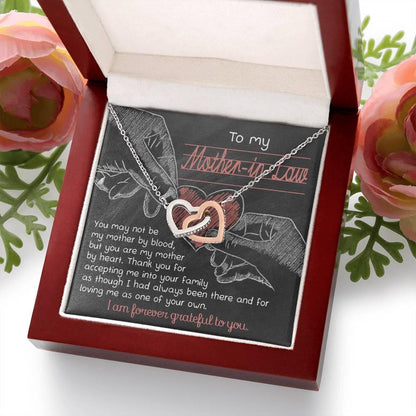 To My Mother-in-Law You are my Mother by Heart Pendant Necklace - Mallard Moon Gift Shop
