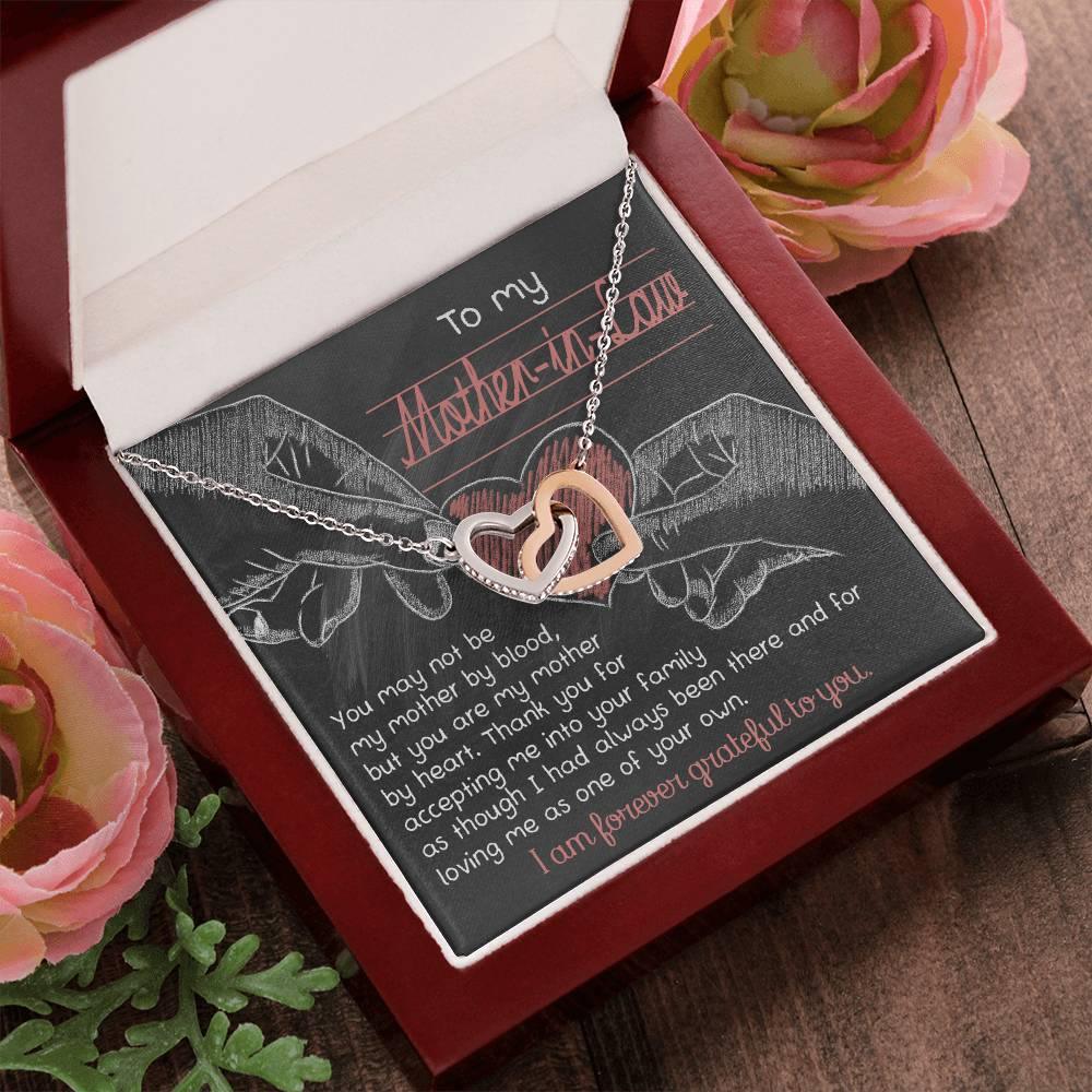 To My Mother-in-Law You are my Mother by Heart Pendant Necklace - Mallard Moon Gift Shop