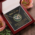 Gift for Mother-in-Law Thank You for Not Selling My Husband to the Circus Cross Interlocking Hearts Necklace