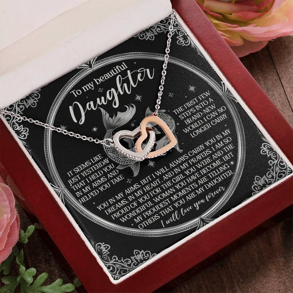 To My Beautiful Daughter - Carry You In My Dreams – Sentimental Necklace Gift