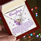 Daughter Gift from Mom – You Are the Angel God Sent Into My Life –Necklace With Message Card and Jewelry