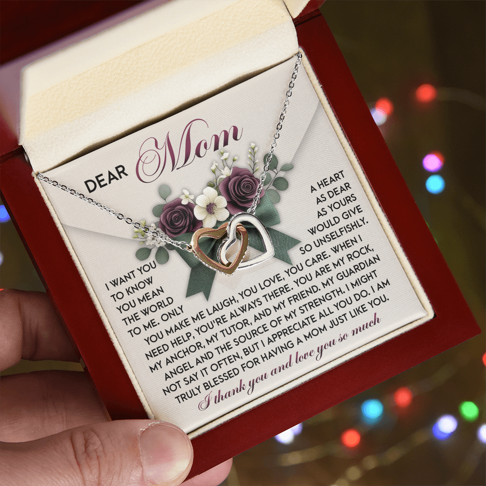 Dear Mom – You Are My Rock, My Guardian Angel, and My Friend – Heartfelt Gift of Gratitude - Mallard Moon Gift Shop