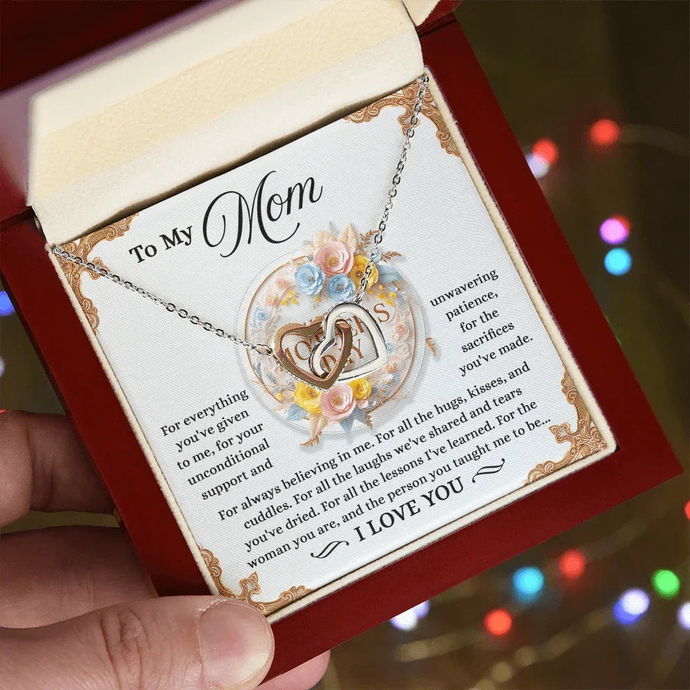 To My Mom - You've Always Believed in Me – Heartfelt Necklace Gift for Mother