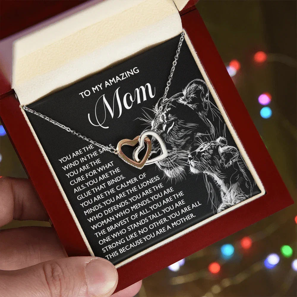 To My Amazing Mom – You Are the Wind in the Sails – Bold and Beautiful Tribute Mother's Day Birthday Necklace Gift