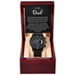 Dad - Your Hand was The First Hand I Held Black Chronograph Watch - Mallard Moon Gift Shop