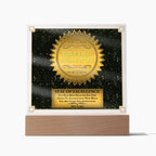 Mother-in-law Seal of Excellence Acrylic Plaque Mother's Day Gift