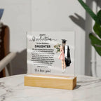 Daughter Personalized Graduation Keepsake Acrylic Plaque