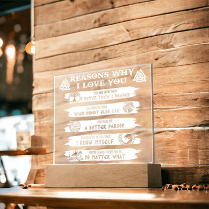 Reasons Why-Everything I Needed-Acryic Acrylic Plaque - Mallard Moon Gift Shop