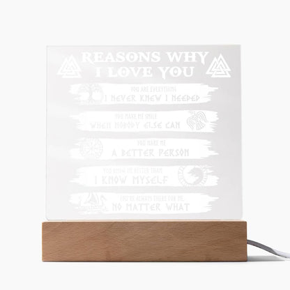 Reasons Why-Everything I Needed-Acryic Acrylic Plaque - Mallard Moon Gift Shop