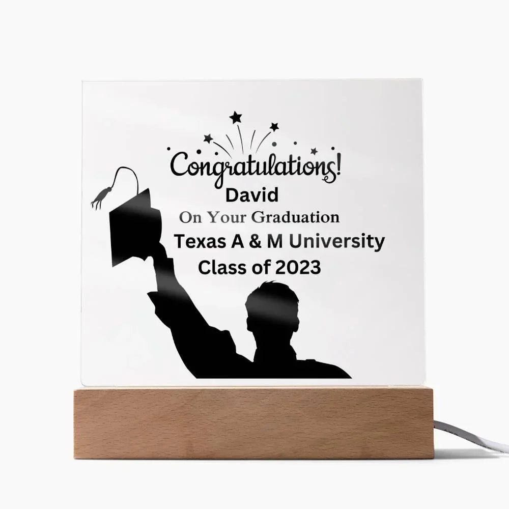 Custom Graduation Acrylic Plaque