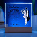 Daughter Personalized Graduation Keepsake Acrylic Plaque