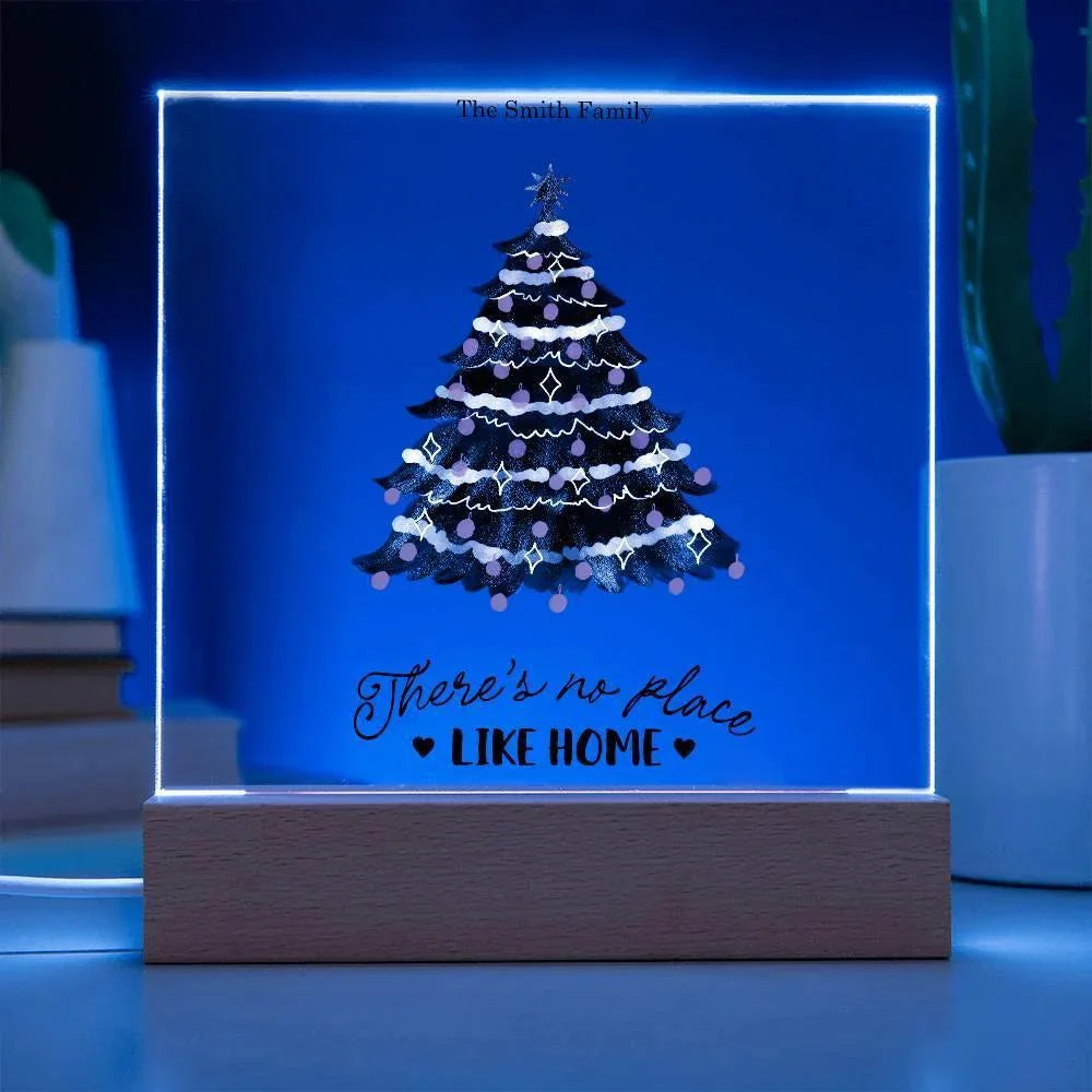 Personalized LED Acrylic Plaque – Romantic or Holiday Gift with Custom Name and Sentiment | Multiple Designs & Light Base Options