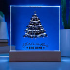 Personalized LED Acrylic Plaque – Romantic or Holiday Gift with Custom Name and Sentiment | Multiple Designs & Light Base Options