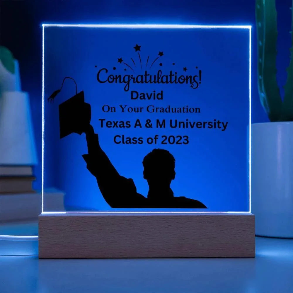 Custom Graduation Acrylic Plaque