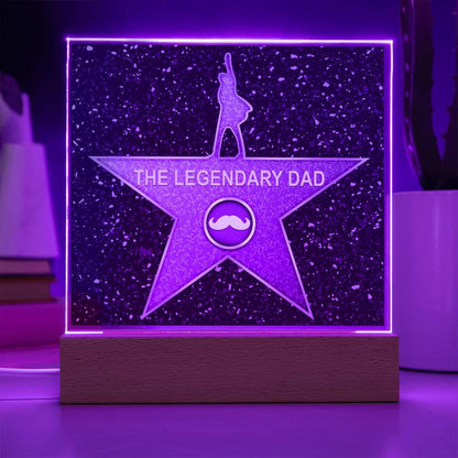Dad Gift - The Legendary Superhero Acrylic Plaque - Mallard Moon Gift Shop
