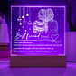 Best Friend Definition Acrylic Plaque – Friendship LED Light Gift | Thoughtful Christmas, Birthday Present for Bestie, Sister, or Soulmate
