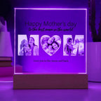 Custom MOM Photo Collage Acrylic Plaque Mother's Day Birthday Gift