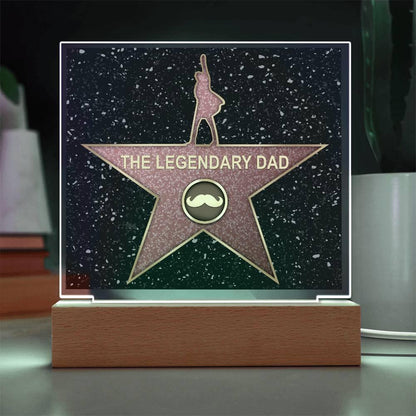 Dad Gift - The Legendary Superhero Acrylic Plaque - Mallard Moon Gift Shop