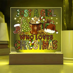 Just A Girl That Likes Christmas Lighted Acrylic Plaque Holiday Decor