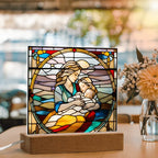 A Mother's Love" LED Acrylic Plaque – A Heartwarming Gift for Mother's Day, Baby Showers, or New Baby Arrival