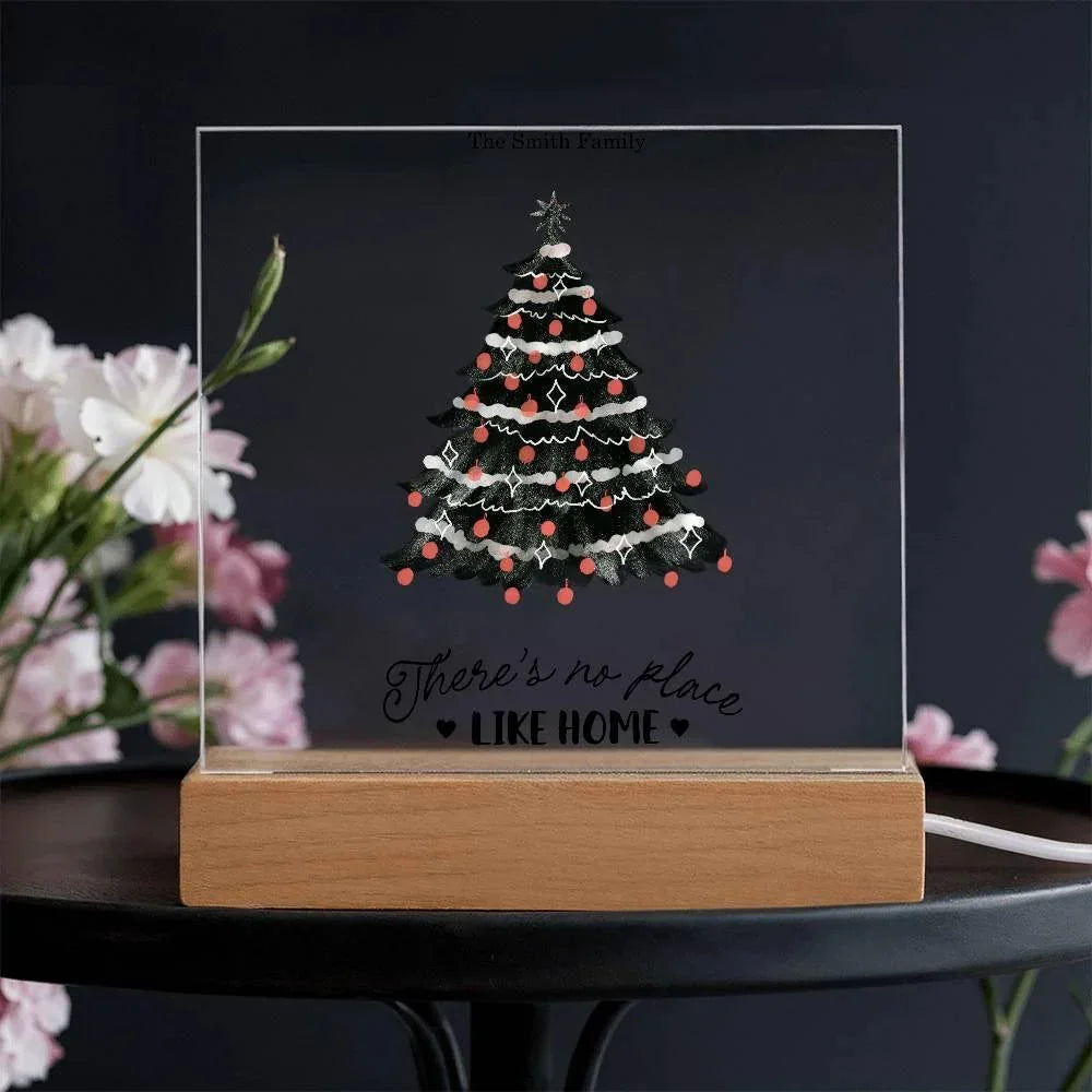 Personalized LED Acrylic Plaque – Romantic or Holiday Gift with Custom Name and Sentiment | Multiple Designs & Light Base Options