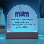 Mom, Your Love is the Compass... Acrylic Plaque